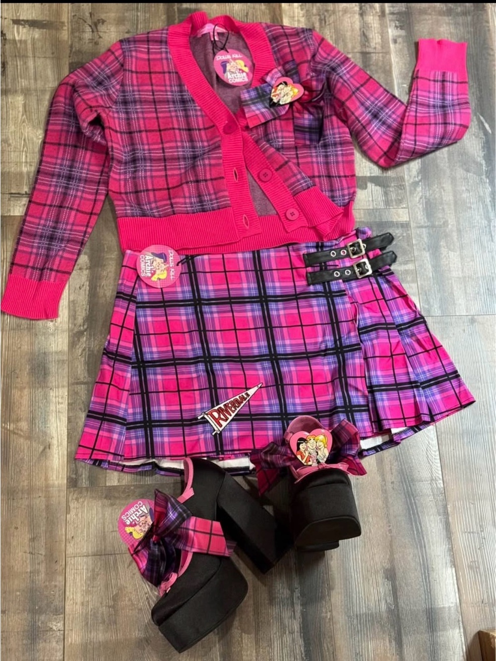 Dolls Kill x Archie comics prep school sweetheart outfit costume